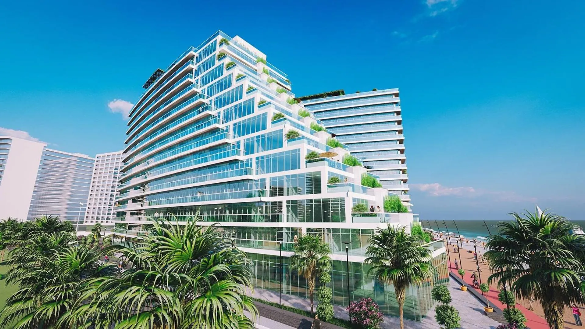 Two-Room Apartments On The Seashore, Batumi View